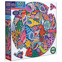 Seahorses, Shells & Coral (500 Piece Puzzle)