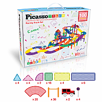 Picasso Tiles Race Track Set 100pc