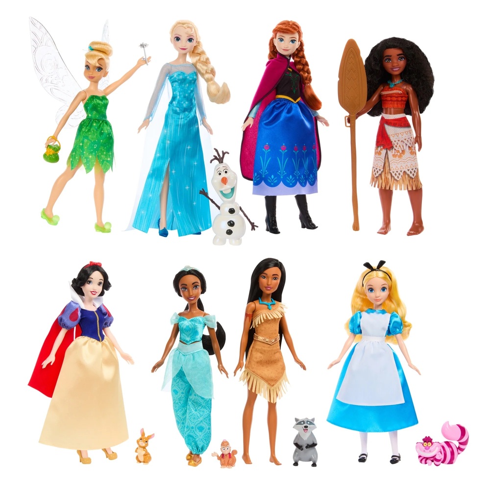 Disney Princess 100 Years of Wonder 8-Doll Set - Lucky Duck Toys