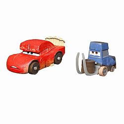 Pixar Cars 2-Pack - Cave Lightning McQueen & Pitstoposaurus