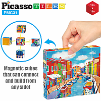 World Painting Magnetic Cube Puzzles 30pc