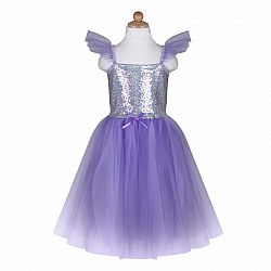 Sequined Princess Dress Lilac Size 3-4