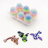 6 pack Mini Mystery Dragon Eggs