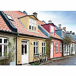 Houses in Aahrus, Denmark (1000 Piece Puzzle)