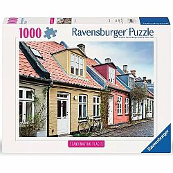 Houses in Aahrus, Denmark (1000 Piece Puzzle)
