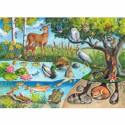 Animals Above and Below - 60 Piece Puzzle