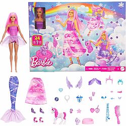 Barbie Fantasy Advent Calendar 2025 Pink Doll