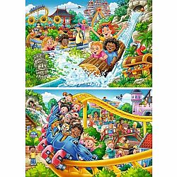Amusement Park Fun 2 24 Piece Puzzles