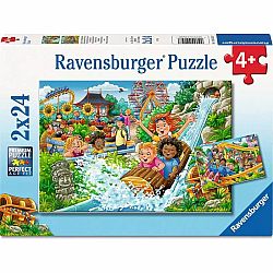 Amusement Park Fun 2 24 Piece Puzzles
