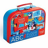 Puzzle Case Animal ABC Floor Puzzle 24pc