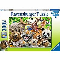 Exotic Animals Selfie - 300 Piece Puzzle