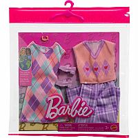 Barbie Fashion Argyle 2pk