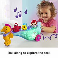 Little People Ariel's Light Up Sea Carriage
