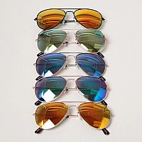 Kids Tinted Aviator Sunglasses