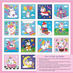 My First Color-by-Sticker Book - Baby Unicorn Sparkles
