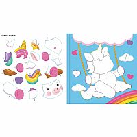 My First Color-by-Sticker Book - Baby Unicorn Sparkles