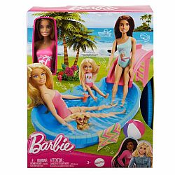 Barbie Small Pool w/Doll