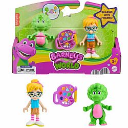 Barney Friends Figures - Baby Bop & Vivie