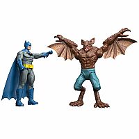 DC Batman & Nightwing vs Man-Bat 12" Figures