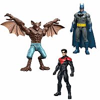 DC Batman & Nightwing vs Man-Bat 12" Figures