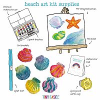 Tiny Easel Beach Art Kit