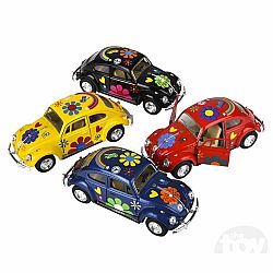 5" Diecast Pull Back VE Beetle Printing
