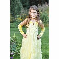 Velvety Soft Yellow Princess Gown - Size 7/8