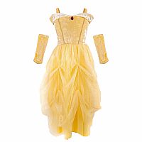 Velvety Soft Yellow Princess Gown - Size 5-6