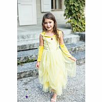 Velvety Soft Yellow Princess Gown - Size 7/8