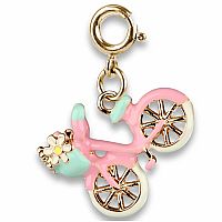 Gold Bicycle Charm