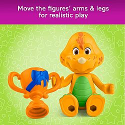 Barney Friends Figures - Billy Dino & Mel