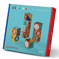ABC/123 Wooden Block Set