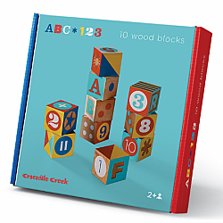 ABC/123 Wooden Block Set