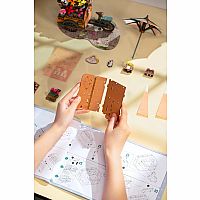 DIY Miniatures 3D Wooden Puzzle - Blossom Cart