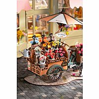 DIY Miniatures 3D Wooden Puzzle - Blossom Cart