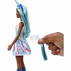 Barbie Unicorn Doll Blue