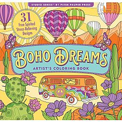 Adult Coloring Book - Boho Dreams