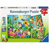 Bug, Bugs, Bugs - Three 49 Piece Puzzles