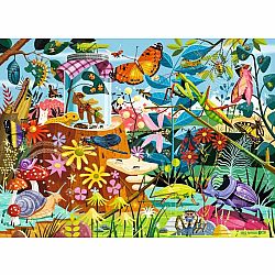 Backyard Bug World - 60 Piece Puzzle