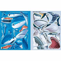 Build Your Own Sharks Sticker Book