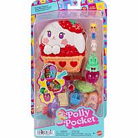 Polly Pocket Strawberry Picnic Bunny Compact
