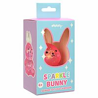 Pink Sparkle Bunny Squeeze Toy