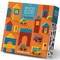 Wood Building Blocks - Busy City