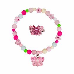 Sparkle Butterfly Bracelet Ring