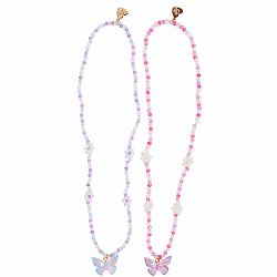 Butterflies and Daisies Necklace