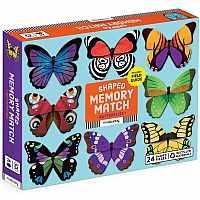 Butterflies Shaped Memory Match