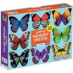 Butterflies Shaped Memory Match