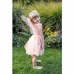 Butterfly Bliss Dress - Peach - Size 5-6