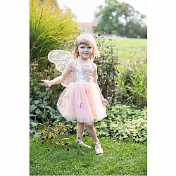 Butterfly Bliss Dress - Peach - Size 3-4