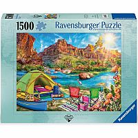 Canyon Camping 1500 Piece Puzzle